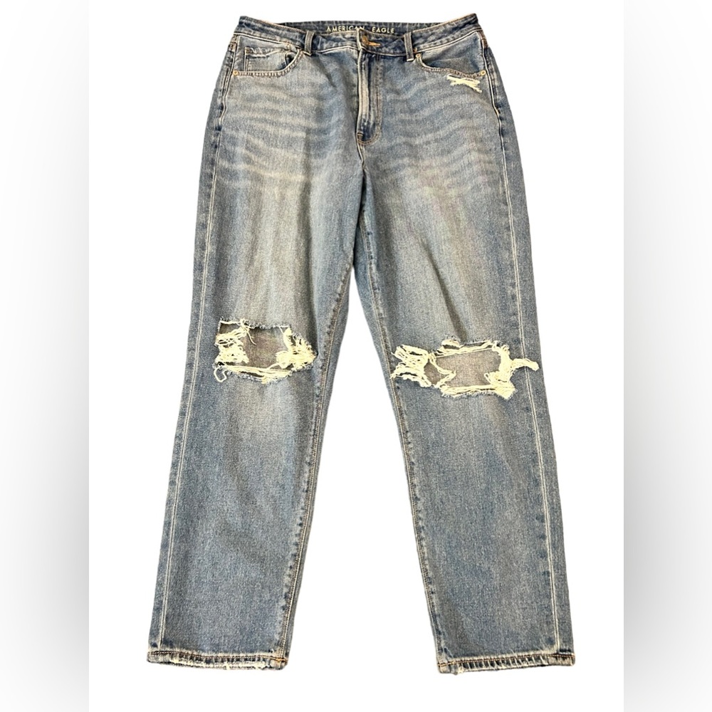 American Eagle Outfitters High Rise Distressed Jeans